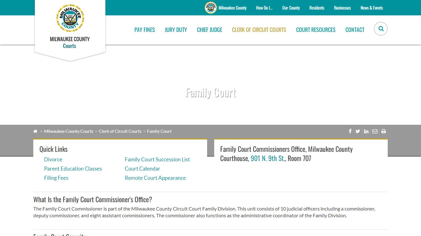 Family Court - Milwaukee County